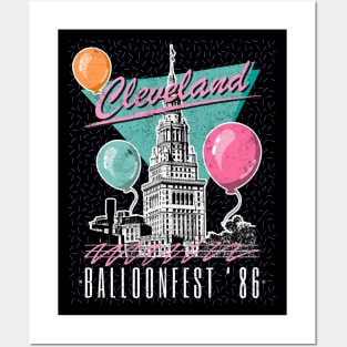 Cleveland Balloonfest 86 // Retro Design Posters and Art